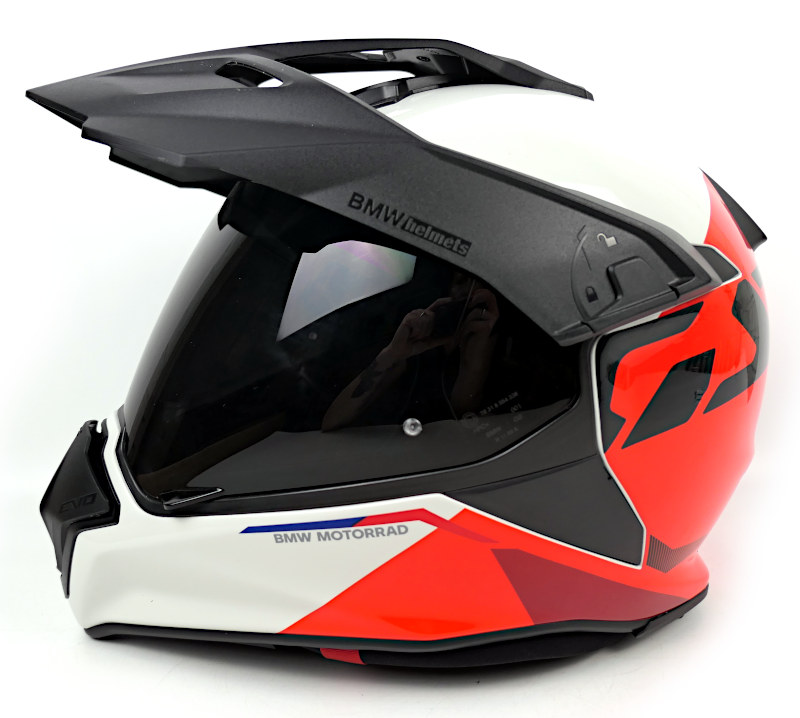 Enduro helma BMW GS Carbon EVO Qattara + čiré plexi, vel: XL