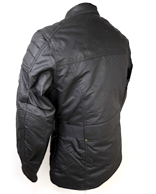 NOVÁ Dámská voskovaná moto bunda GUNS, vintage černá – vel. L (40)