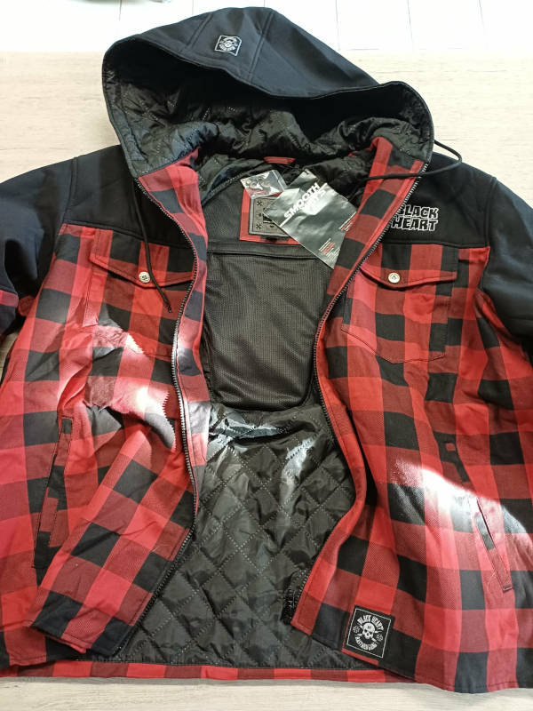 Nová pánská softshellová moto bunda W-TEC Black Heart Rozzer – vel. 5XL
