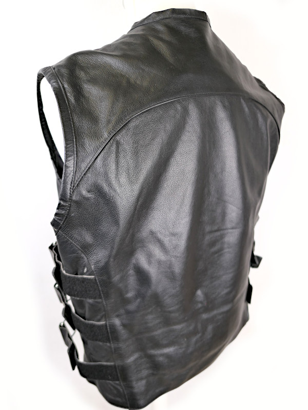 Pánská kožená vesta Nazran Blade, černá - vel. 4XL