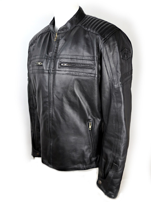 Zánovní dámská kožená bunda Nazran Cruiser 2.0, černá - vel. 5XL