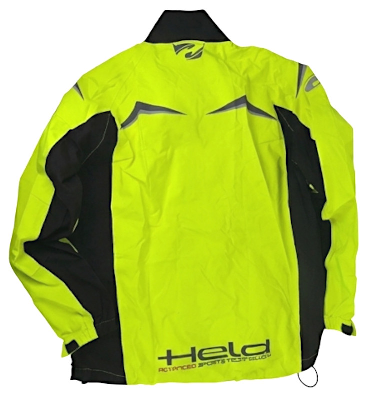 Zánovní set do deště Held Rainblock, fluo žlutá - vel. XL 