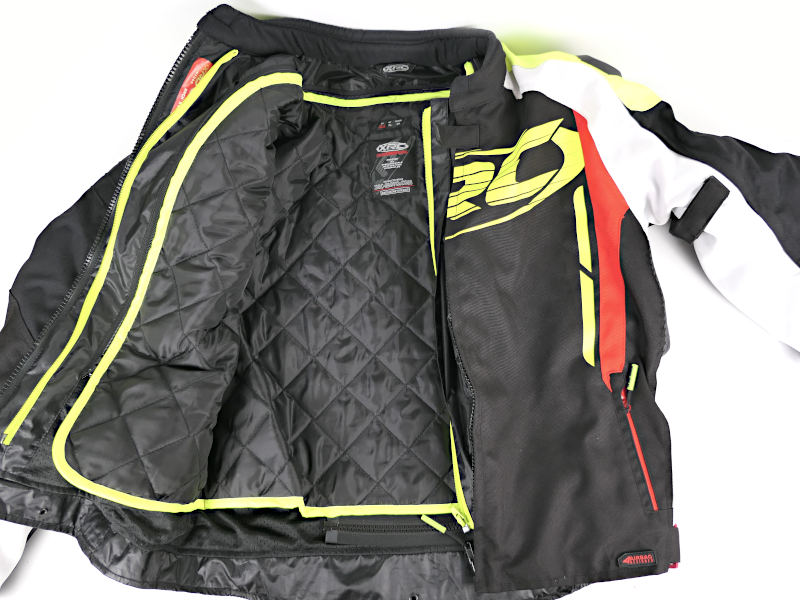 Zánovní moto bunda XRC Haderg WTP, černá - vel. 50 (M)