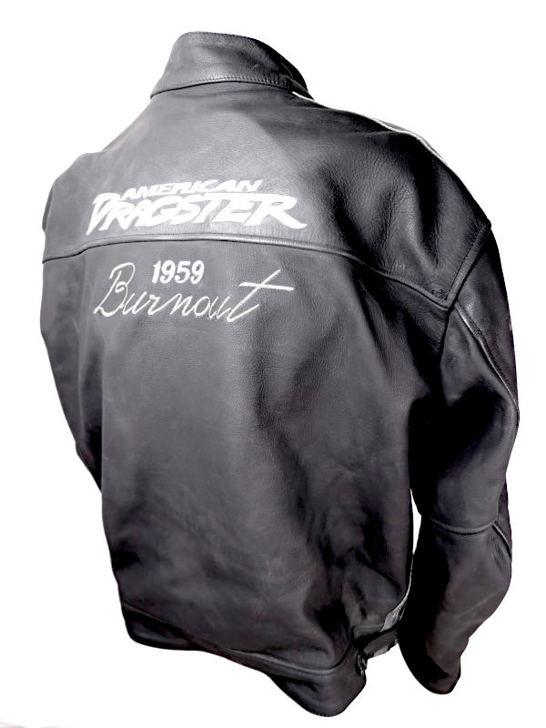 Pánská kožená bunda Nazran Burnout Dragster, černá - vel. 4XL