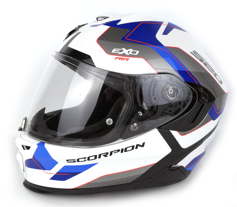 Integrální helma Scorpion EXO-520 EVO Air Elan, modrá/bílá - vel. M