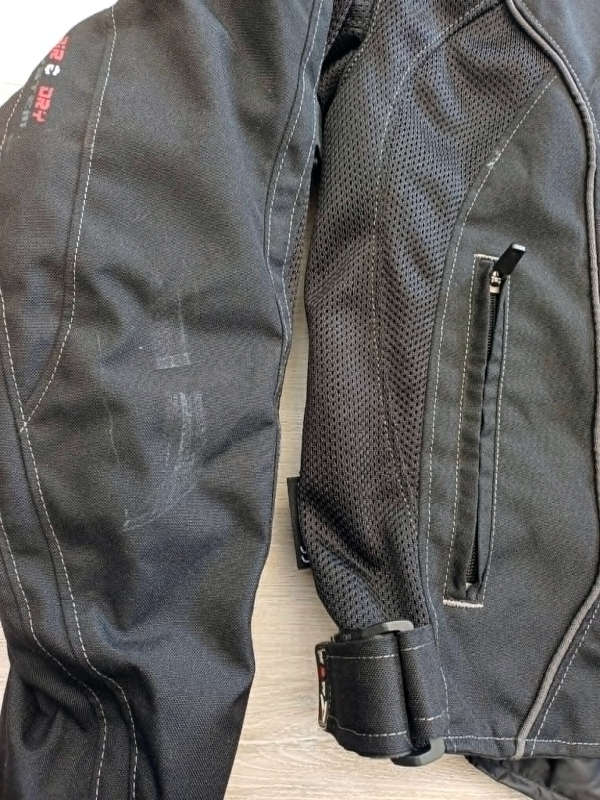 Pánská letní bunda MBW s chrániči a voděodolnou vložkou, černá - vel. 52 (L)