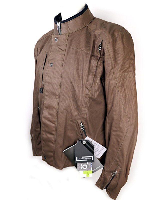 Nová pánská moto bunda Lindstrands Fergus, hnědá - vel. 54 (XL)