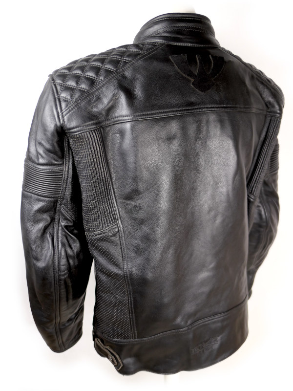 Pánská kožená moto bunda PSí Hubík Destra Tech-Air, černá - vel. 54 (XL)