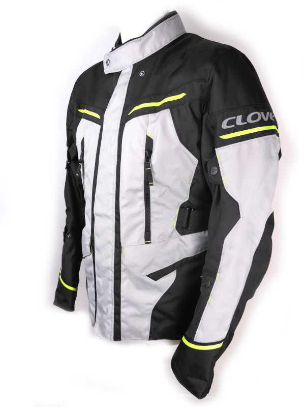 Zánovní pánská bunda Clover Storm-4 WP, černo-šedá-fluo - vel. L