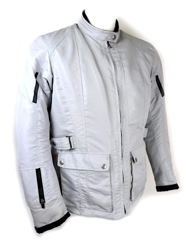Dámská textilní moto bunda Axo Urban s membránou, světlá - vel. L