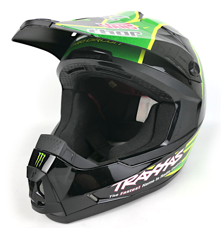 Motokrosová helma Thor Quadrant 2, černo-zelená - vel. L