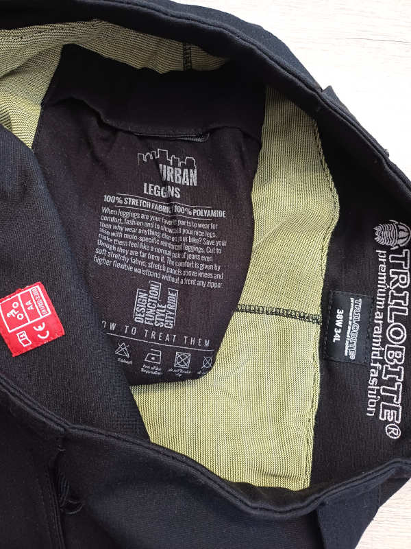 Zánovní celokevlarové moto legíny Trilobite Leggings - vel. 38 (3XL)