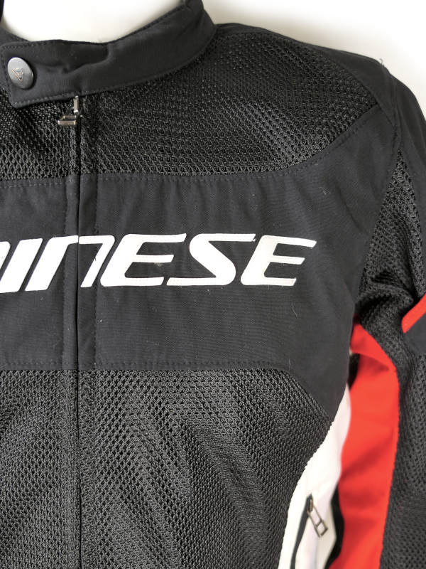 Pánská letní bunda Dainese Air Frame, černo-bílo-červená - vel. 50 (M)