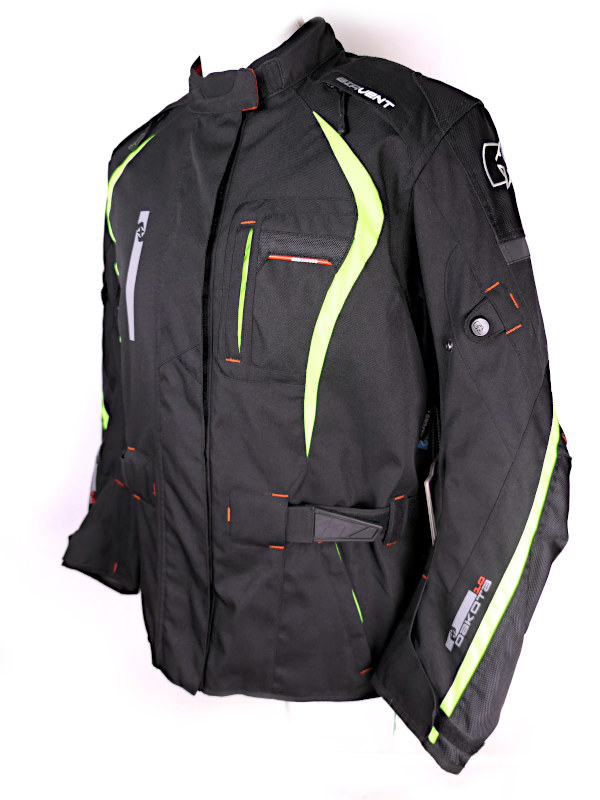 Nová dámská cestovní bunda Oxford Dakota, černá/fluo - vel. XXL