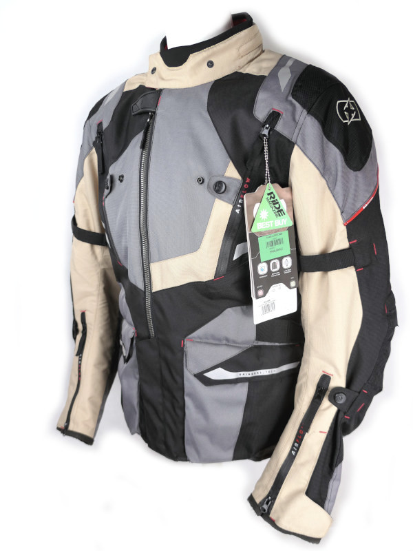 Nová cestovní moto bunda Oxford Montreal 3.0, černá/šedá/béžová - vel. L