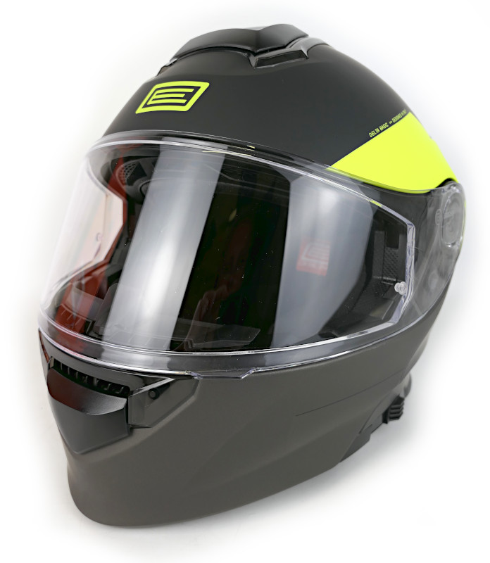 Nová výklopná helma Origine Delta Virgin, šedá/fluo - vel. S