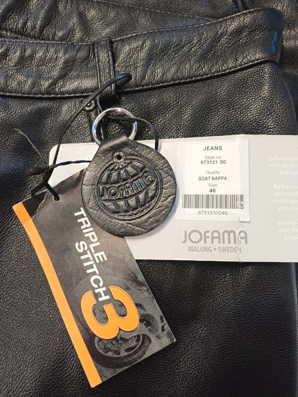 NOVÉ Dámské kožené kalhoty Jofama Jeans z kozí kůže - vel. 40 (L)