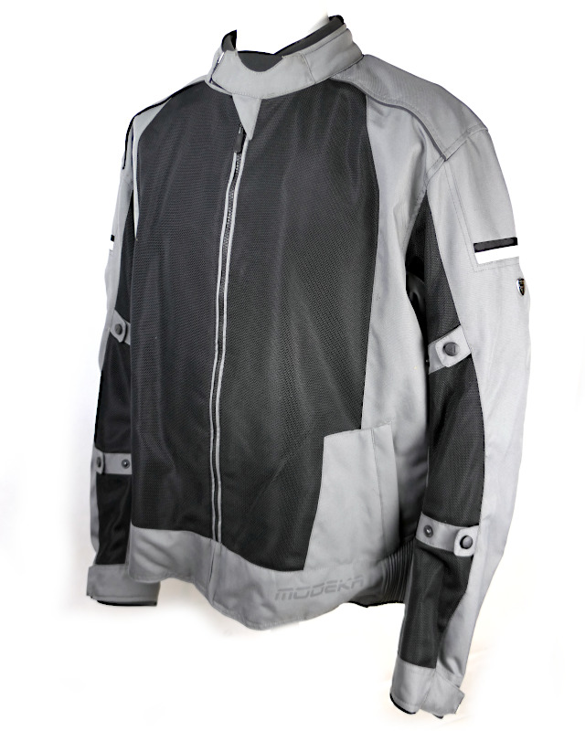 Pánská letní síťovaná bunda Modeka Air černá/šedá - vel. 4XL