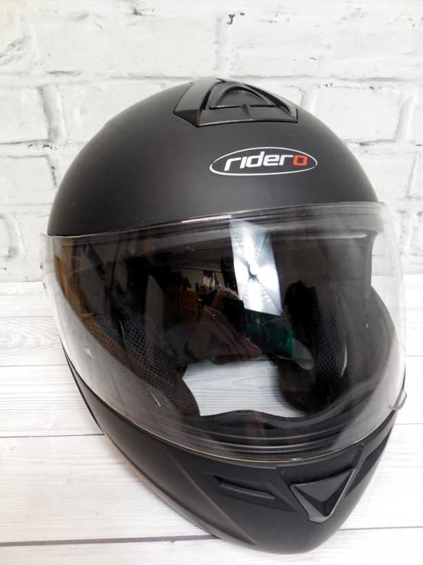 Výklopná helma RIDERO se sluneční clonou, vel: L