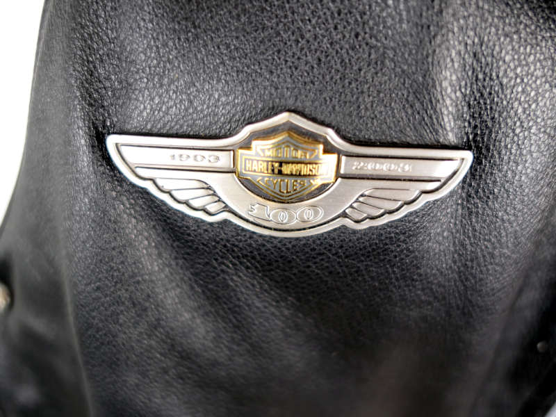 Výroční kožená vesta Harley-Davidson 100 let, vel: XXL