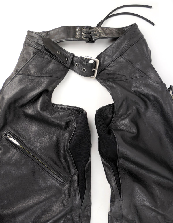 NOVÉ Dámské kožené chapsy HARLEY-DAVIDSON, vel: XS