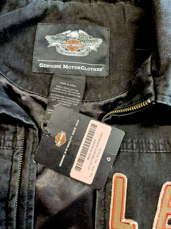 NOVÁ Pánská textilní bunda HARLEY-DAVIDSON bez chráničů, vel: M