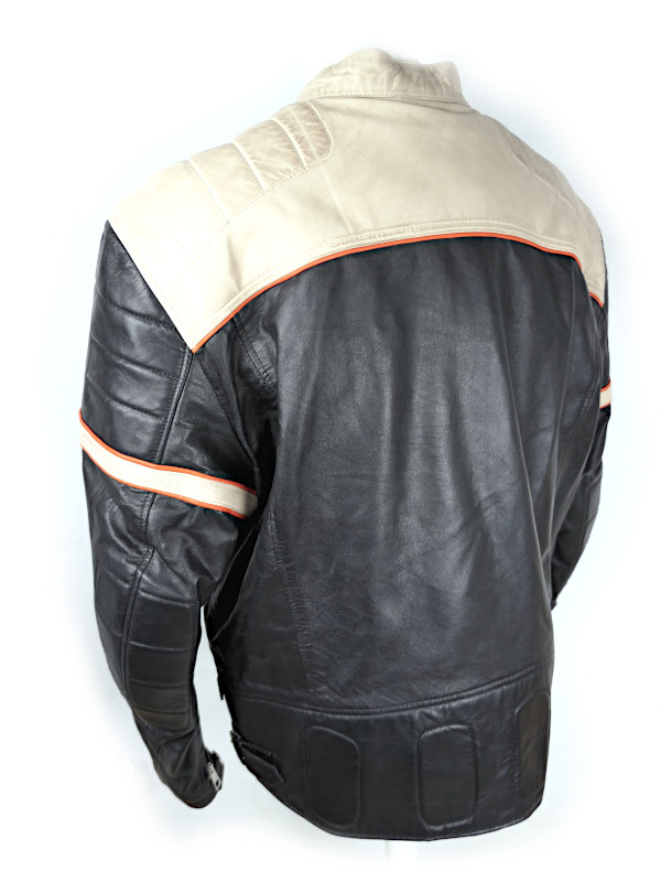 Zánovní kožená bunda W-TEC Hellsto, vel: 5XL