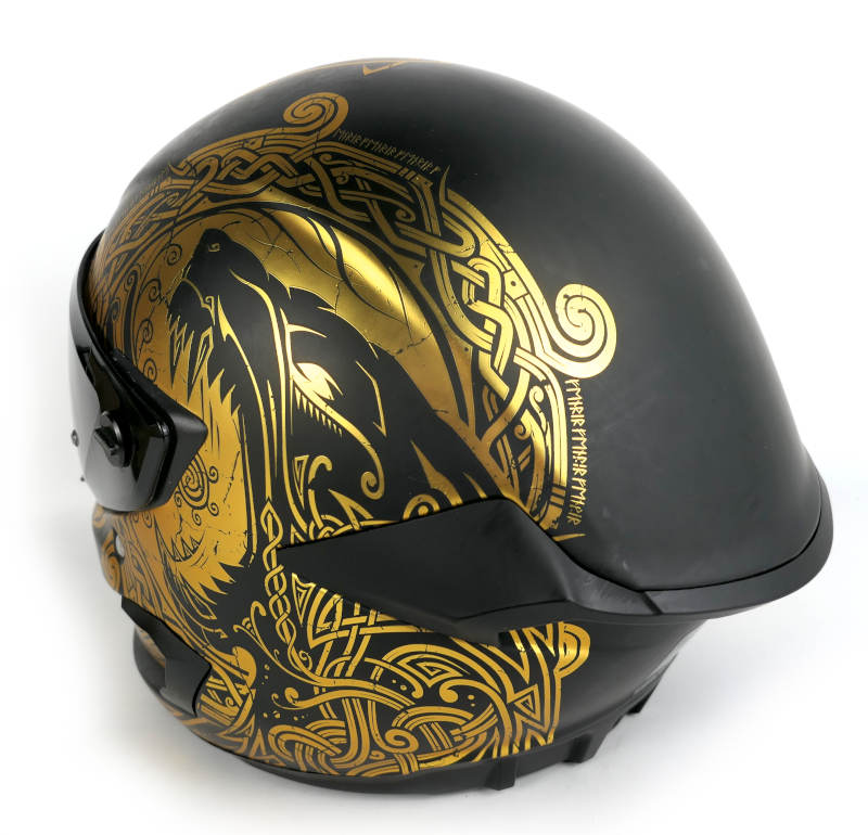 Integrální karbonová helma RUROC Atlas 4.0 Fenrir + čiré plexi, vel: SM/55-57