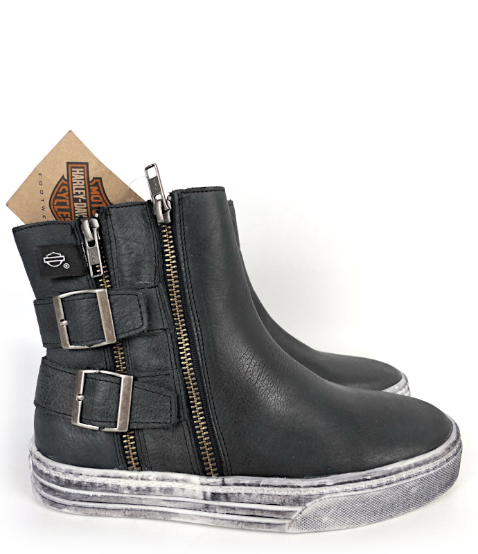 NOVÉ Dámské kožené boty HARLEY-DAVIDSON INKWOOD, vel: 36