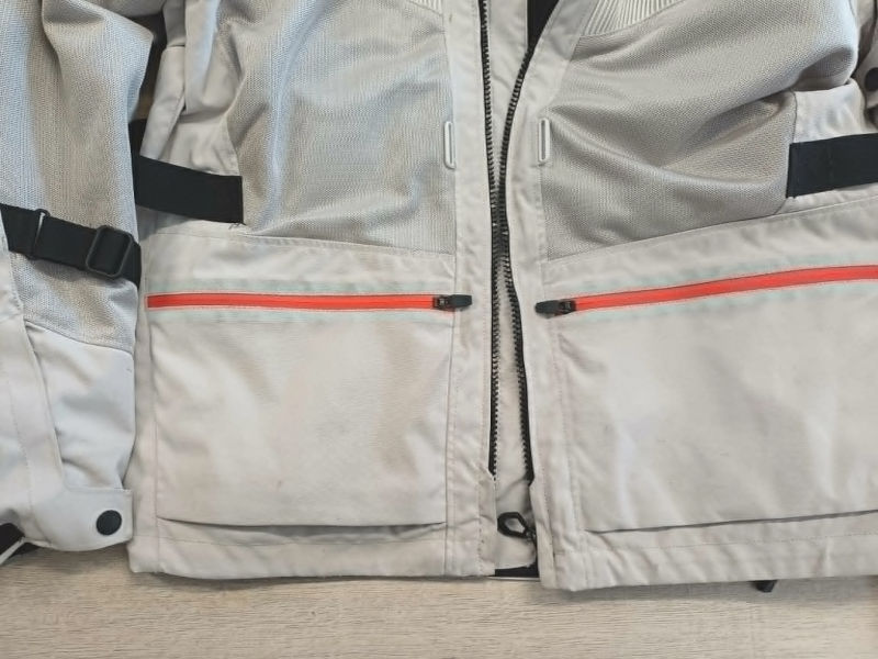 Pánská letní bunda Revit Levante 2 H2O, stříbrná - vel. 3XL