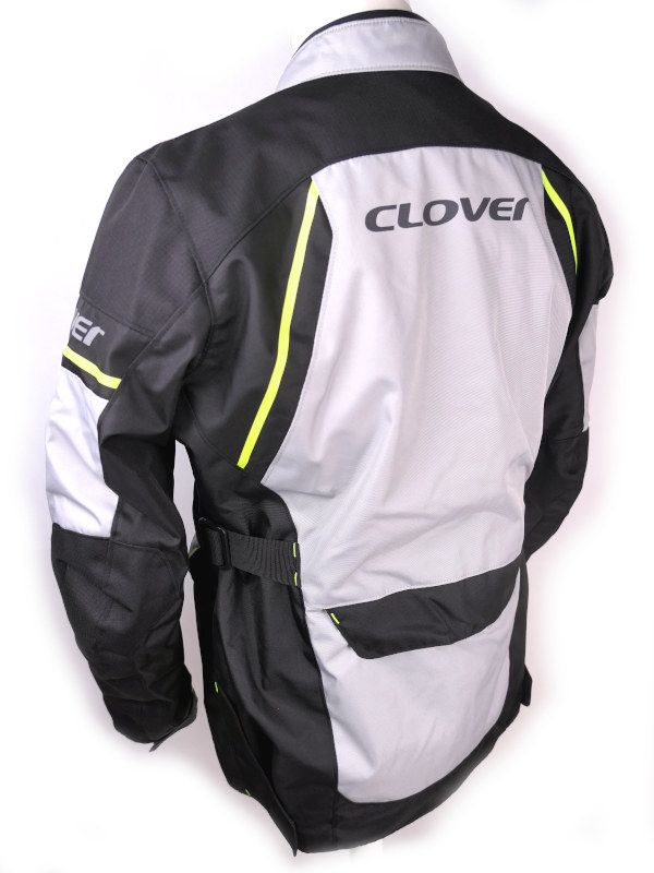 Zánovní pánská bunda Clover Storm-4 WP, černo-šedá-fluo - vel. L