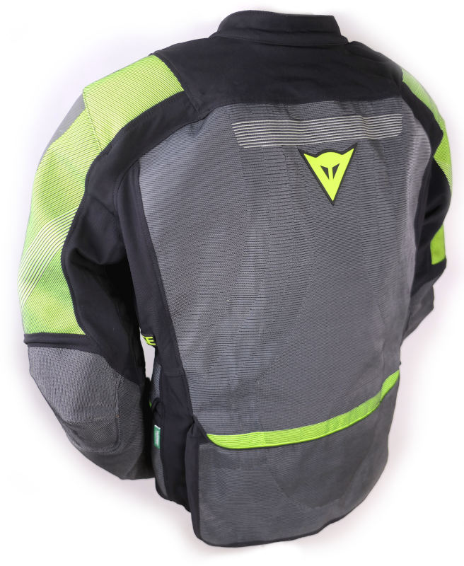 Pánská letní síťovaná bunda Dainese Solarys Tex Adventure, šedo-černá-fluo - vel. 56 (XL)