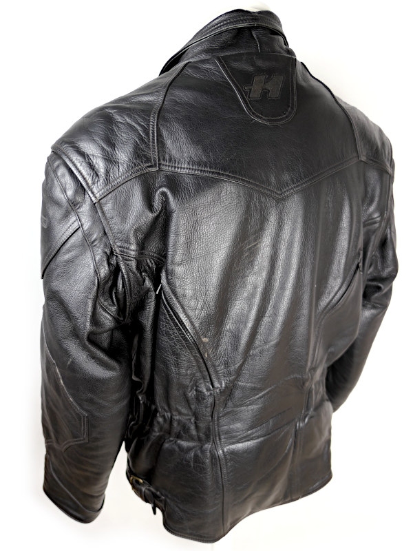 Pánská kožená moto bunda Held s teplou vložkou, černá - vel. 52 (L)
