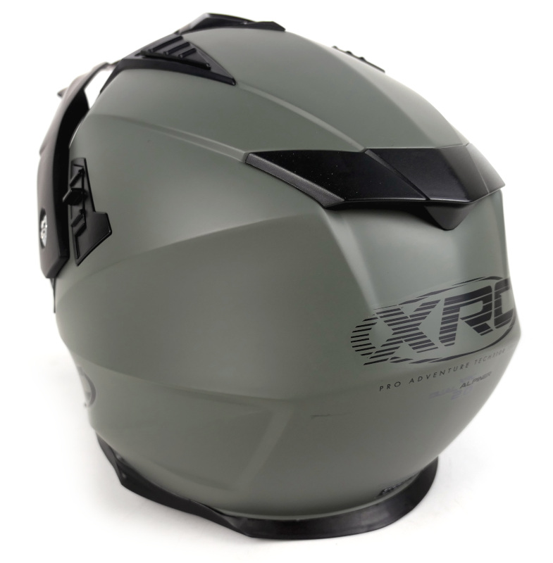 Zánovní enduro helma XRC Dual Alpiner 2.0, khaki - vel. M