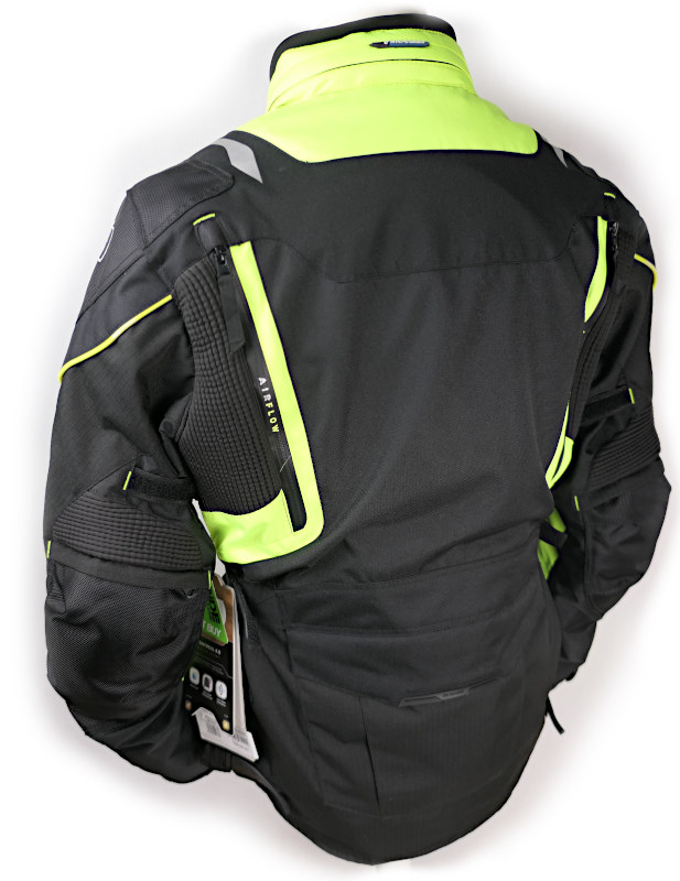 Nová cestovní moto bunda Oxford Montreal 3.0, černá/fluo - vel. XL