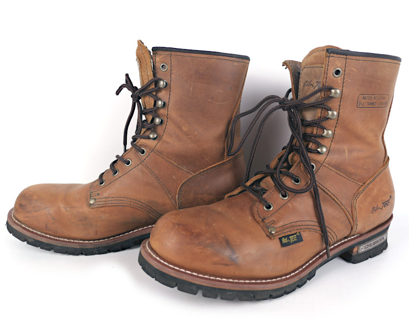 Kožené šněrovací boty Cruison Logger Brown, hnědé - vel. 46
