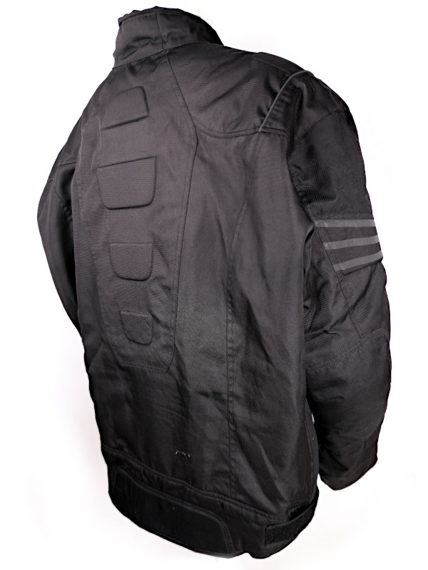 Pánská voděodolná moto bunda Nerve, černá - vel. 4XL