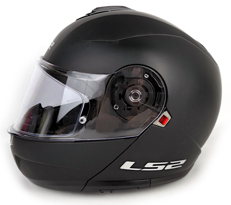 Zánovní výklopná helma LS2 FF908 Strobe II, matná černá - vel. 3XL