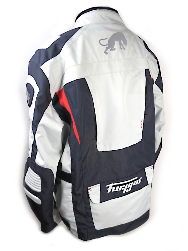 Nová pánská moto bunda Furygan Apalaches - modrá/šedá/červená, vel. 4XL
