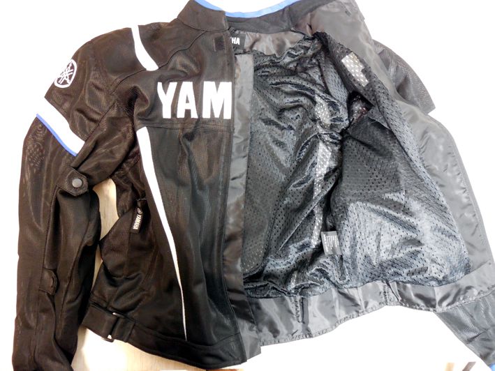 Zánovní pánská letní bunda YAMAHA s chrániči, vel: XL