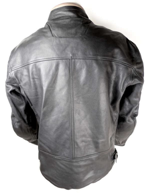NOVÁ Pánská kožená bunda IXON HEROES s chrániči, černá, vel: 52/XL