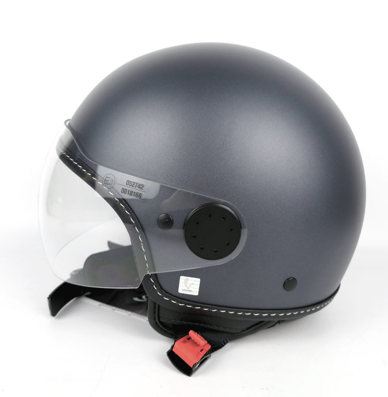 NOVÁ Otevřená helma VESPA VISOR 2.0 SEI GIORNI šedá, vel: XL
