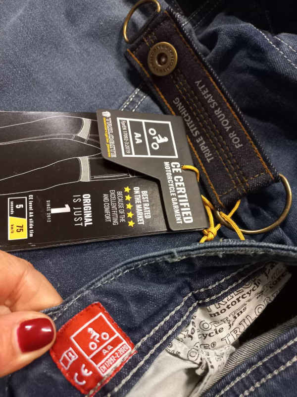 NOVÉ Pánské kevlarové rifle TRILOBITE 661 Parado modré CE level 2, vel: 32/M