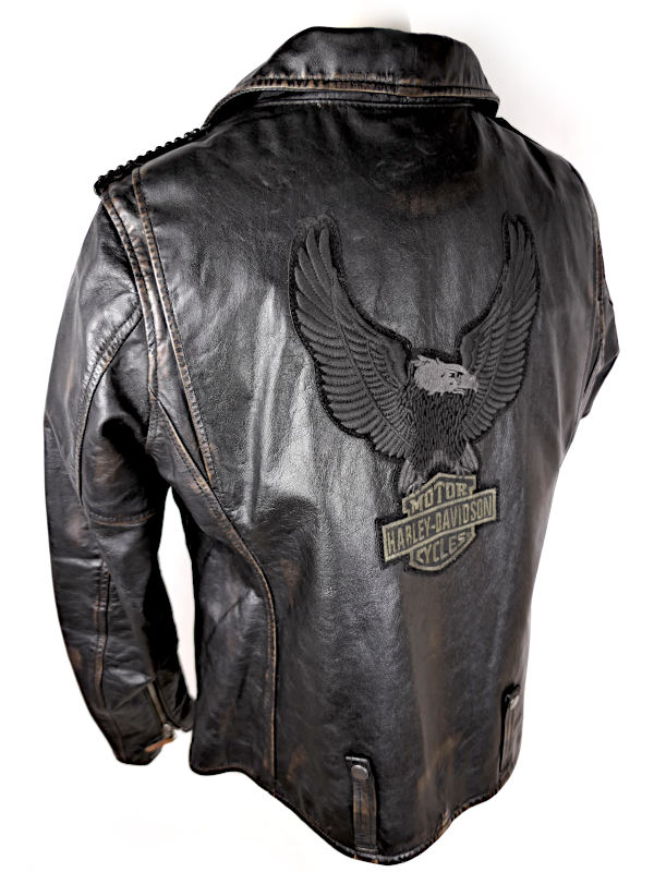 NOVÁ Dámská kožená bunda HARLEY-DAVIDSON bez chráničů, vel: XL