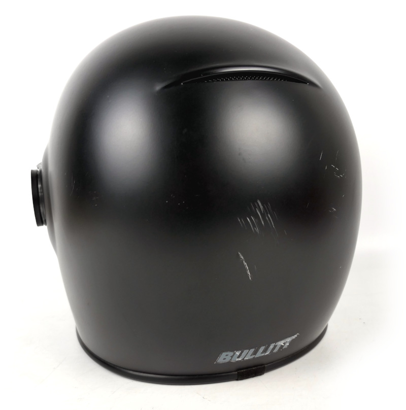 Integrální černá retro helma BELL Bullitt + kouřové plexi, vel: XL