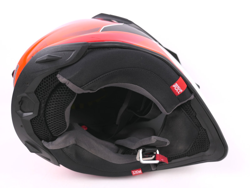 Enduro helma BMW GS Carbon EVO Qattara + čiré plexi, vel: XL