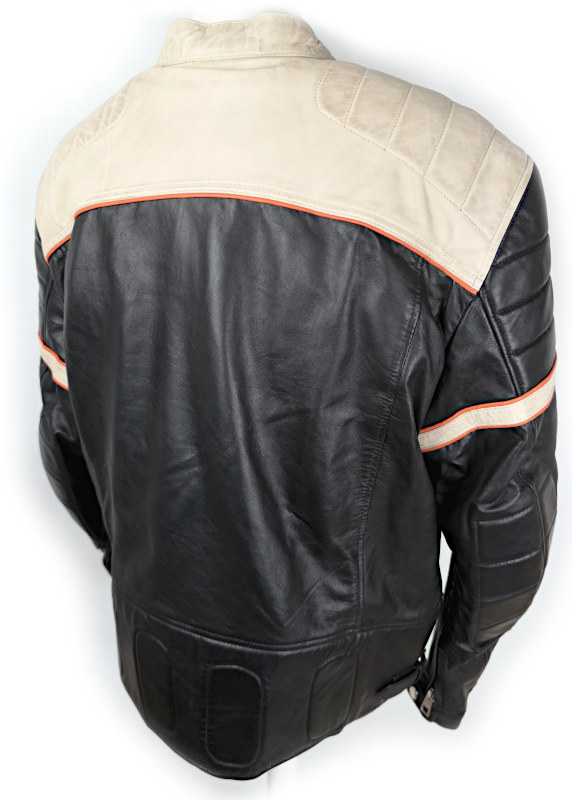 Zánovní kožená bunda W-TEC Hellsto, vel: 5XL