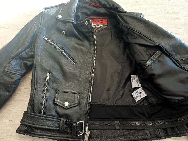 Dámská kožená bunda "křivák" OZONE Ramones, vel: S