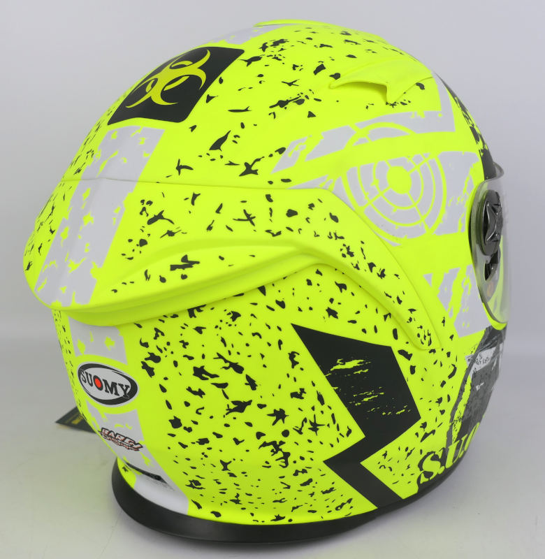 Nová závodní helma Suomy SR-Sport Indy, fluo žlutá - vel. S
