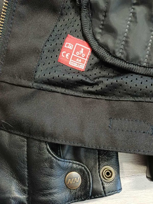 Zánovní dámská kožená bunda Nazran Cruiser 2.0, černá - vel. 5XL